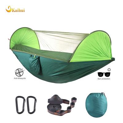 China Convenient ultra light portable ? Double hammock with mosquito net for sale