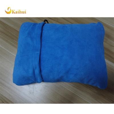 China Comfortable compressible PORTABLE AND FOLDABLE travel pillow for camping, backpacking, airplanes and road trips for sale