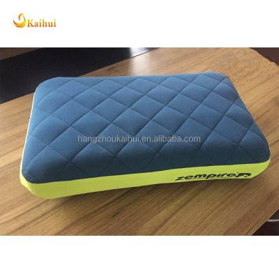 China Newest and Ultralight Pocket Patent PORTABLE AND FOLDABLE Inflatable Camping Pillow for sale