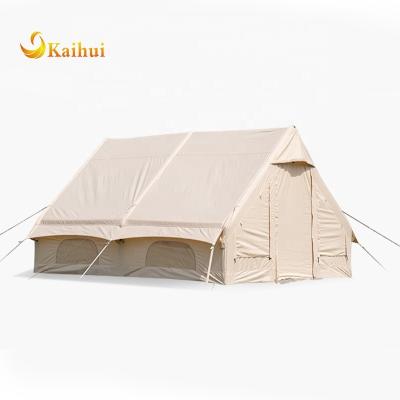 China Camouflage / Field Game Cotton Air Camping Tent , Air Pole Camping Tent for sale