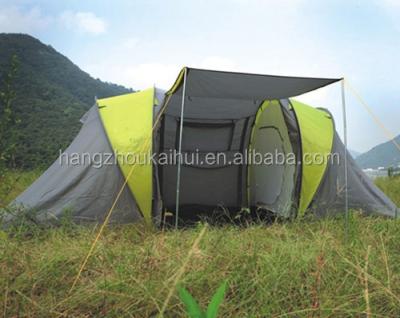 China Family Camping Tent 4 Person Camping Tent One Door Two Rooms for sale