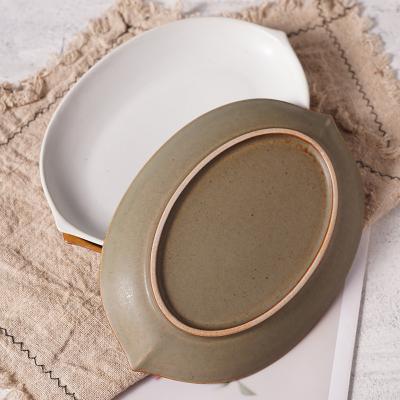 China Disposable Ceramic Irregular Home Creative Splint Home Creative Children's Dinnerware Sets Plate for sale