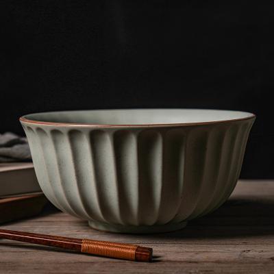 China Vintage Disposable Tableware Supplier Factory Large Porcelain Bowl For Leisure Space Weekday Hotel Snack Bowl for sale