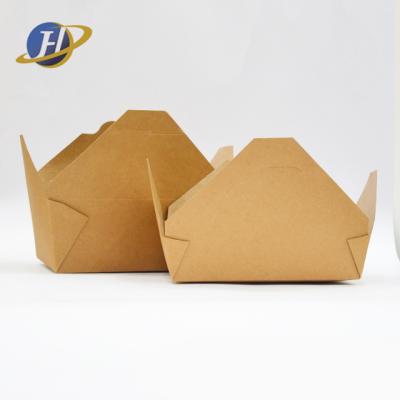 China Disposable Take Out Food Containers Brown Kraft Paper Made In Vietnam for sale