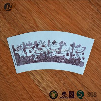 China Raw material waterproof feature printed coated pe paper cup fan for sale