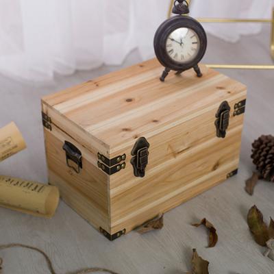 China Eco-Freindly Christmas Storage Wooden Crate Box Vintage Wooden Storage Box for sale