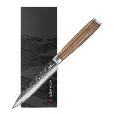 China Viable Japanese Style 5 Inch Kitchen Knife Damascus Universal Knife for sale