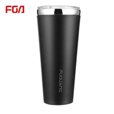 China Fuguang Logo Disposable Custom Water Cup 20 Ounce Stainless Steel Vacuum Insulated Tumbler Double Wall for sale