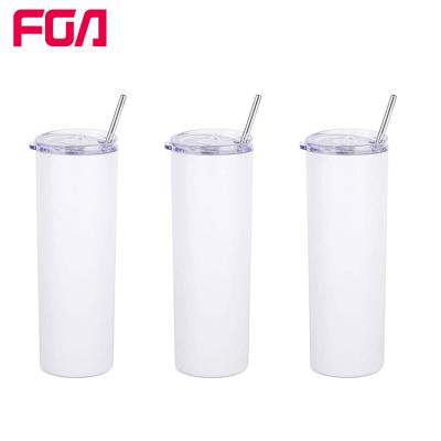 China FGA 20oz 24oz Stainless Steel Viable Double Walled Vacuum Tumbler Insulated Tumbler Sublimation Blanks for sale