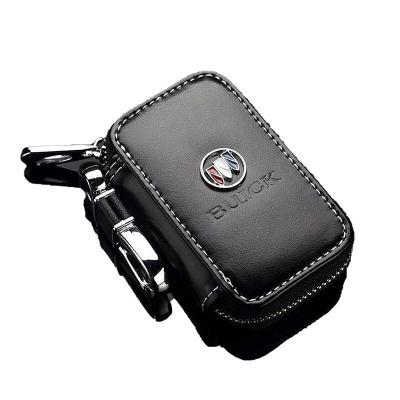 China Protect Car Key Auto Spare Parts DC-KC012 Universal Cars Key Chains Covers Logo Mix Order Car Bag Keychains Case Leather Cover for sale