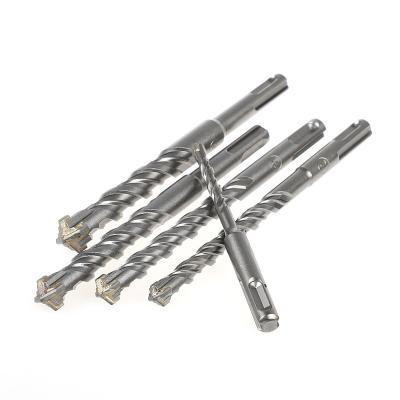 China Concrete SDS Plus Double Slot Masonry Hammer 4 Cutters Concrete Hammer 4 Cross Drill Head Tool 5-16mm Electric Concrete Drill Bits for sale