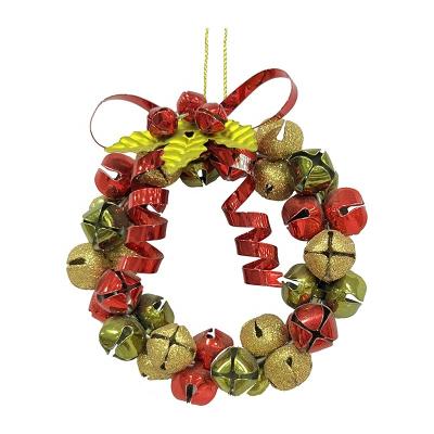 China 2023 YIXING Factory Newest Design Artificial Christmas Tree Garland Metal Bell For Christmas/Arch Christmas Decorations Halloween/Party for sale