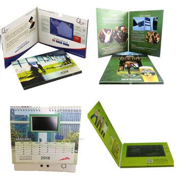 China 5 pulgadas de tarjeta de vídeo del LCD, impresión de la tarjeta de felicitación de la pantalla LCD 4C con Media Player en venta