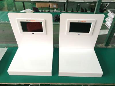 China 7 Acryl Position LCD des Zoll-5MM weiße Anzeige mit 128MB - codierte Karte des Flash-Speicher-8GB zu verkaufen