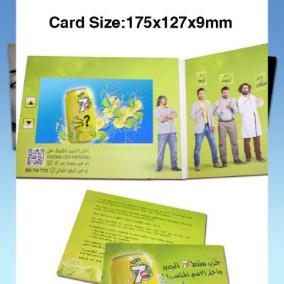 Chine Cartes de voeux visuelles faites sur commande de 10 pouces à vendre