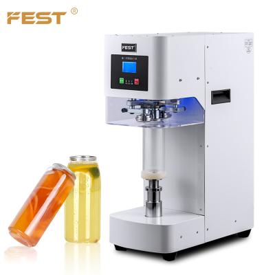 China FEST Beer Can Sealer Machine Non Rotary Sealing Cans Machine Automatic Can Sealer for sale