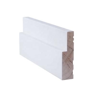 China Modern White Main Common Chinese Spruce Pine LVL Exterior Door Frame Door Jamb Door Jamb Window Sash Sill Reveal for sale