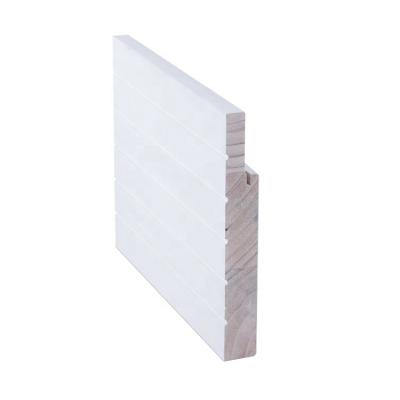 China Window sash made gesso finger radiata pine fir LVL door frame LVL door jamb modern white main joint wood slotted groove groove finger still indicate for sale