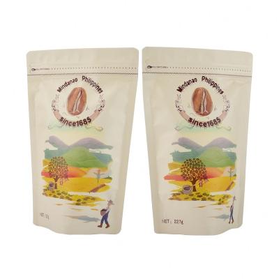 China Doy Resealable Nuts Barrier Soft Packaging Zipper Heshan Ch Pack Ziplock Coffee Bag With Degassing Valve for sale