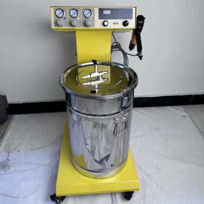 China HXC-600A Manual Powder Coating Electrostatic Metal Powder Spraying Machine With Painting Gun for sale