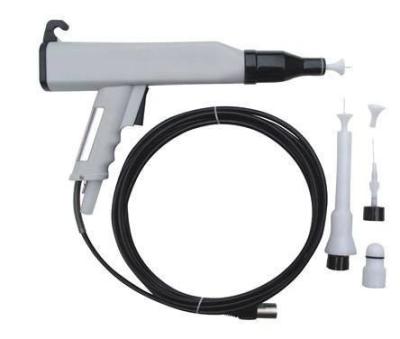 China Professional Gema Laboratory Vacuum Adsorption Electrostatic Powder Metal Coating Gun for sale