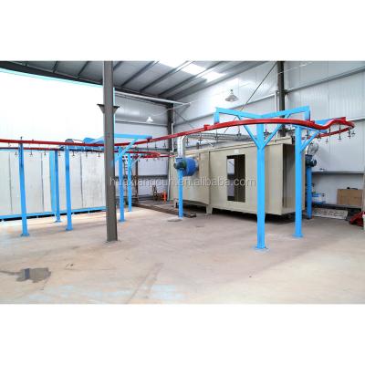 China Steel Substrate Powder Coating Production Line for Retail Market Efficiency for sale