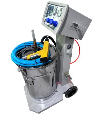 China 220V 50W Powder Coating Spray Gun Vacuum Adsorption Metal Electrostatic Powder Painting Machine for sale