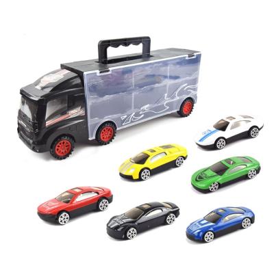 China Toy Diecast Toy Vehicles Scale Diecast Model Car With Portable Carry Box Car Model for sale