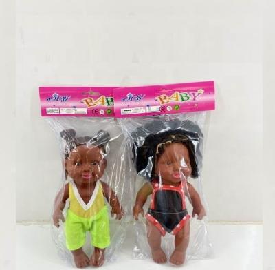 China Super Hot Sale Girl Dolls 10 Inch Brand New Black Cartoon Toy 2020 Baby Dolls - Doll With Variety Types Fabric for sale