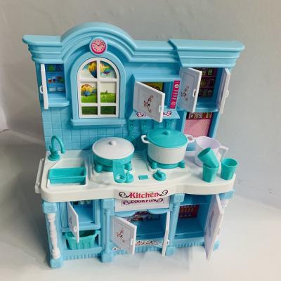 China Kitchen plastic toys with lighting music toys kitchen children toys for sale