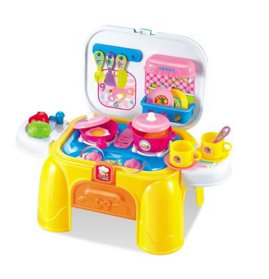 China Table Toys Kitchen Set Toy For Girls Kitchen Toys Play Set Plastic Material Kids Kitchen Set Toys For Children for sale