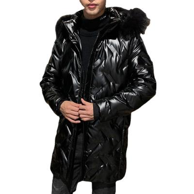 China 2021 Latest Shell Winter Slim Fit Waterproof Luminous Black Quilted Jackets Custom Fashion Outdoor Quilted Jackets for sale