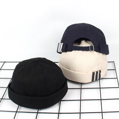 China NEW JOINT wholesale hot sale casual personality printed band cotton docker hat brimless baseball cap for sale