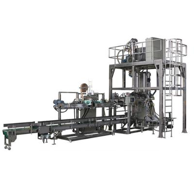 China High Speed ​​Fully Automatic Food Fertilizer Cement Chemical Powder Weighing Filling Packing Machine For 50kg Bag for sale