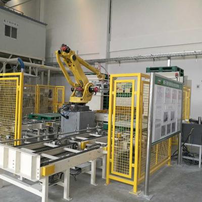 China Building Material Stores ABB Kuka Kawasaki Fanuc Automatic Cardboard Palletizer Packaging Robot for sale