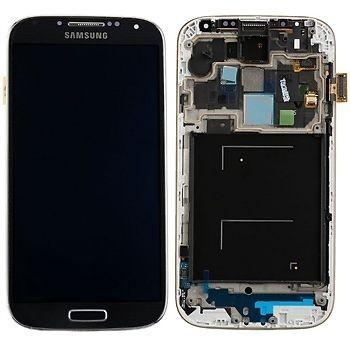 China 5 Inches  Samsung LCD Screen with frame For S4 i9500 LCD With Digitizer Blue for sale