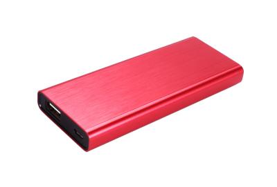 China Universal Portable 10000 Mah Mobile Power Bank 5V 2.1A for iphone4 5 / samsung galaxy s3 for sale