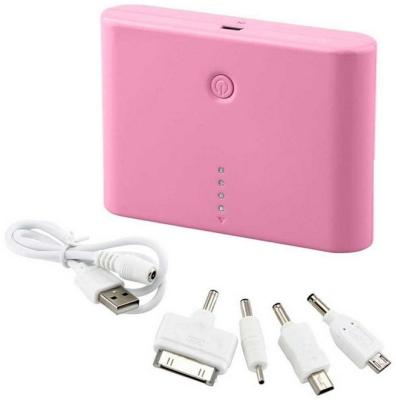 China Li-ion pink square Mobile Power Bank / external mobile battery for sale