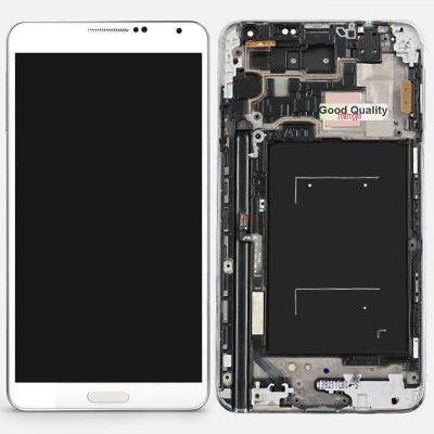 China 5.7 Inches Samsung LCD Screen without frame For Note3 LCD With Digitizer White for sale