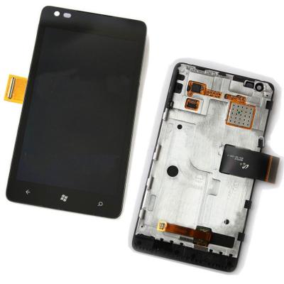 China 4.3 Inches Nokia LCD Screen For Lumia 900 LCD With Digitizer Black for sale