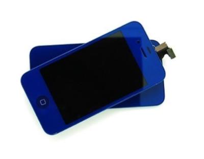 China ​960×640 Pixel Mobile Phone LCD For Iphone 4S LCD With Digitizer Blue for sale