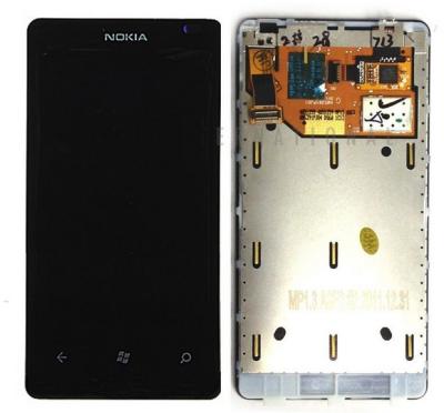 China TFT Nokia LCD Display For Lumia 800 LCD With Digitizer Assembly for sale