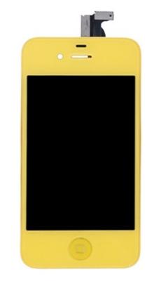 China High Definition Ipod Touch 4G LCD With Digitizer Assembly  Yellow for sale