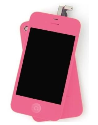 China High Definition Iphone LCD Screen For Iphone 4S LCD With Digitizer Pink for sale