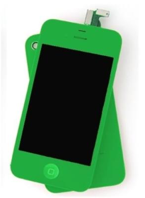 Cina Schermo LCD di Iphone di alta definizione per il LCD di Iphone 4S con verde del convertitore analogico/digitale in vendita