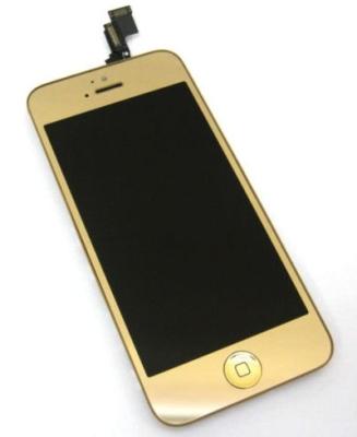 China Capacitive Mobile Phone LCD Screen For Iphone 5C LCD With Digitizer Gold for sale