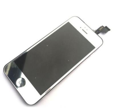 China Capacitive Mobile Phone LCD Screen For Iphone 5C LCD With Digitizer Silver for sale