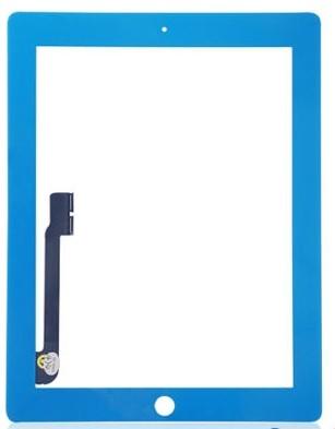 China High Definition Ipad 3 Digitizer / Touch Screen Blue 9.7 Inches for sale