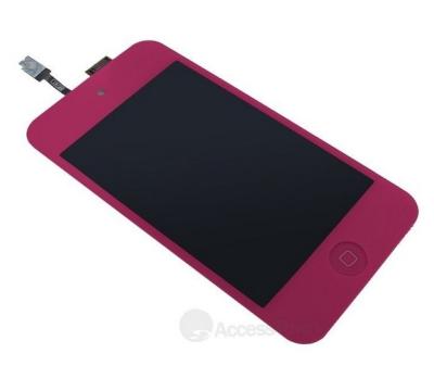 China High Definition Ipod Touch 4G LCD With  Digitizer Assembly  Hot Pink for sale