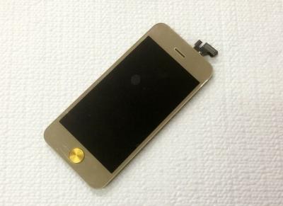 Cina Schermo LCD di IPS Iphone per il LCD di Iphone 5G con l'oro dell'Assemblea del convertitore analogico/digitale in vendita